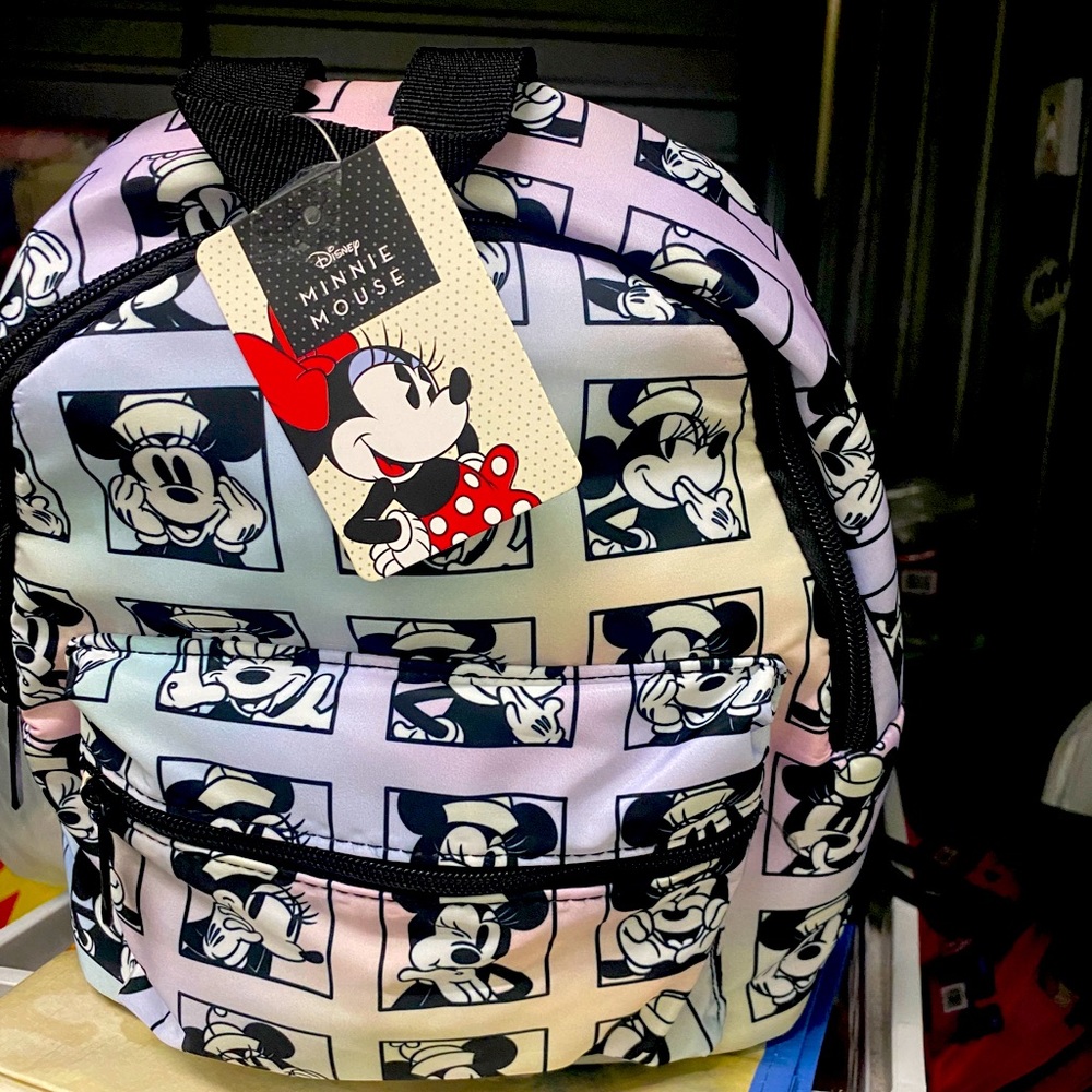 New with tags. Bioworld DISNEY pastel multi colored  mini backpack
